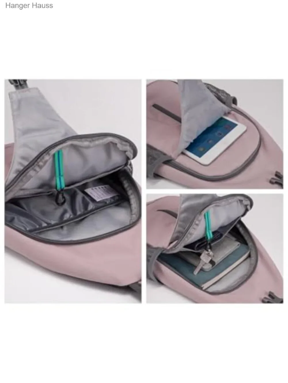Nylon Sling Backpack Crossbody Daypack Hiking Travel Shoulder Bag